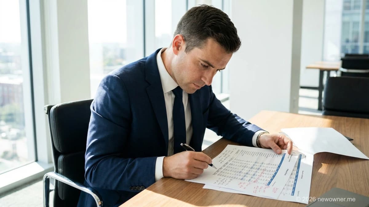 Reviewing normalised EBITDA statements during UK business due diligence