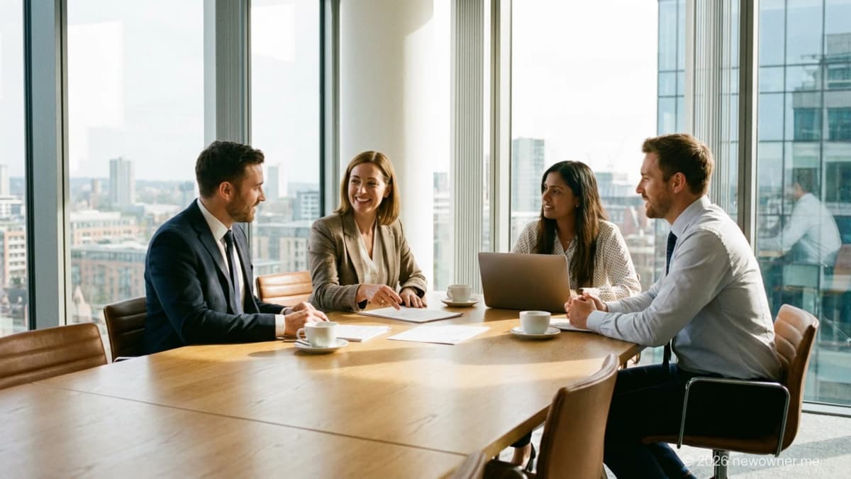 Building your professional team when selling your business in the UK